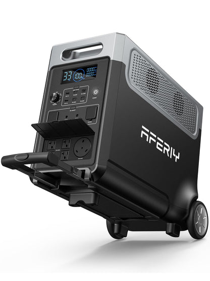 AFERIY 3840Wh Portable Power Station,Expandable Solar Generator to 11520Wh