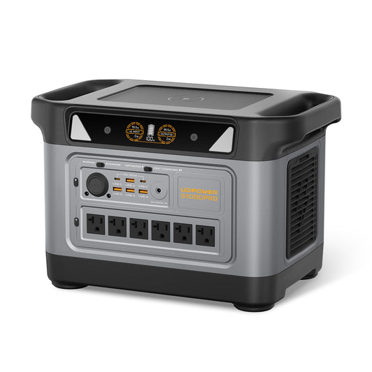 UDPOWER S1000 Pro Portable Power Station, Solar Generator for Home Backup RV Camping, Fast Solar Charging Support