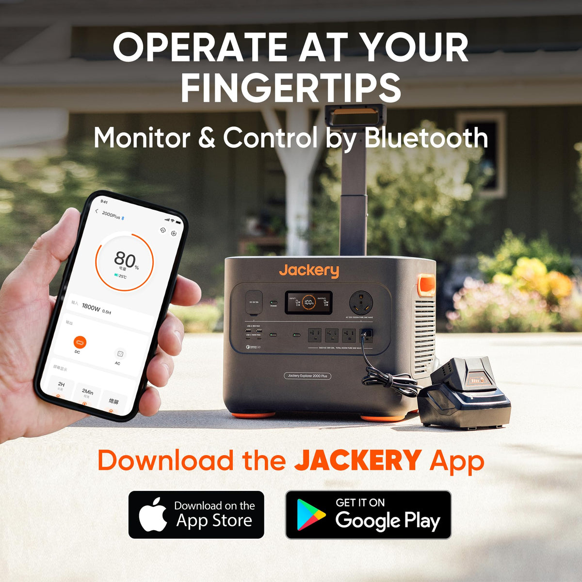 Jackery Explorer 2000 Plus Portable Power Station, 2042Wh, 3000W AC Output